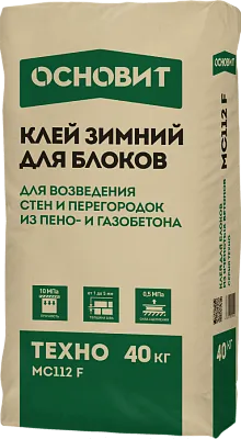 ТЕХНО клей монтажный MC112 F зимний ОСНОВИТ